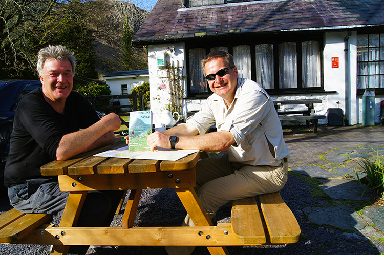 Cambrian Way walkers Joe and Alex