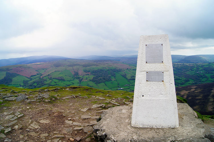 View from the trig point on Sugar Loaf