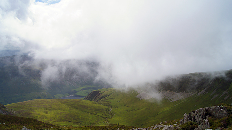 Cloud sweeping in from the west