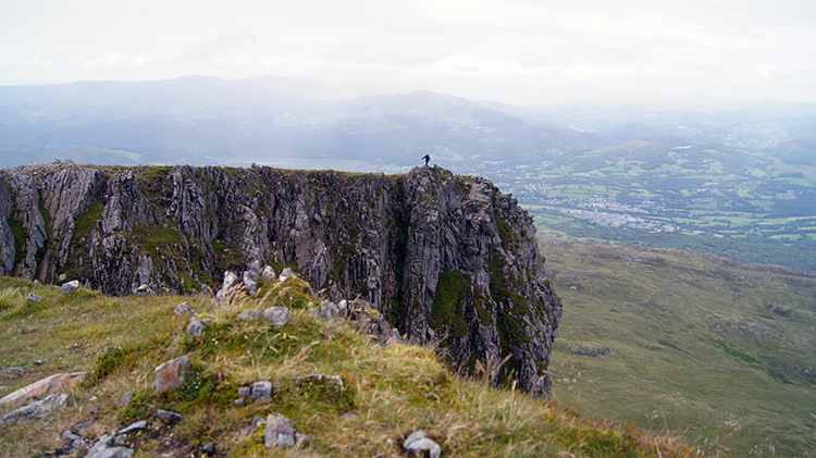 On the edge of Mynydd Moel