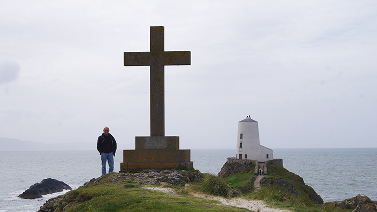 Cross on Llanddwyn Island