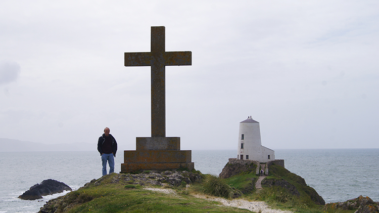 Cross on Llanddwyn Island