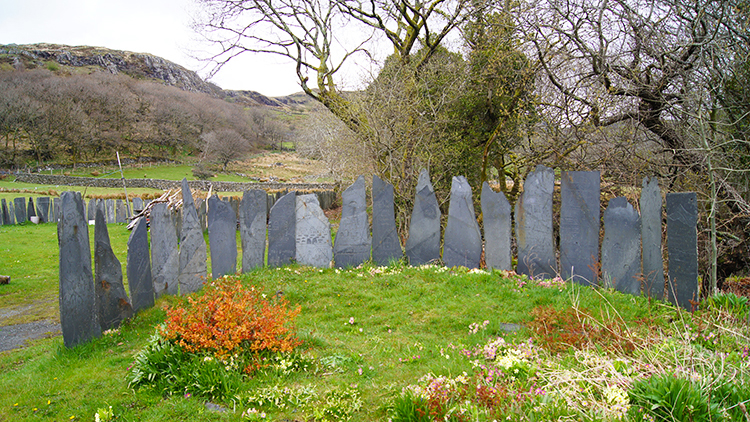 Memorial to Quarrying in Croesor