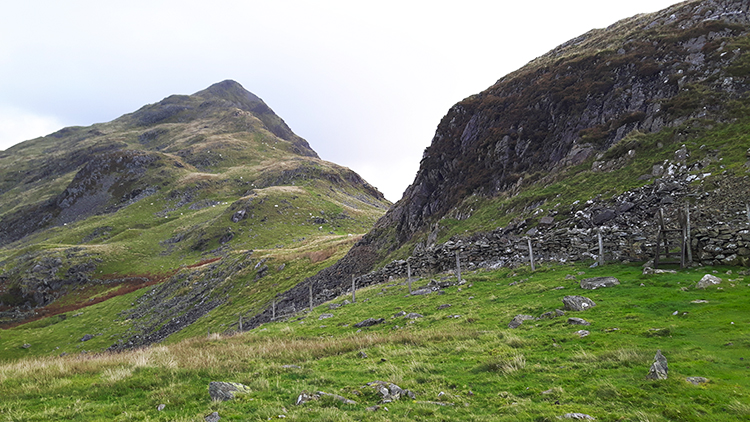 Approaching the final climb