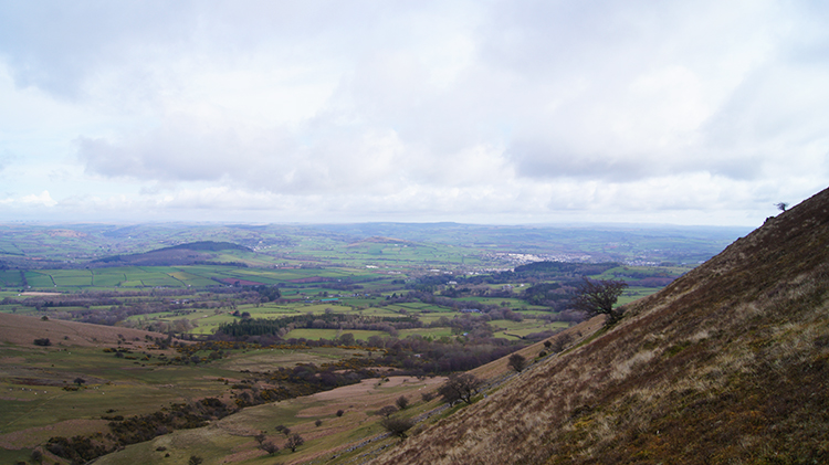 Brecon and the Tywi plain