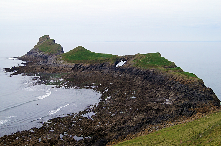 View from Inner Head to Devil's Bridge