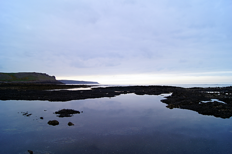 View from Worms Head to the Gower Coast