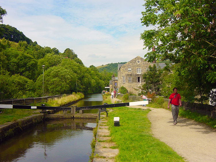 Rochdale Canal at Hebden Bridge