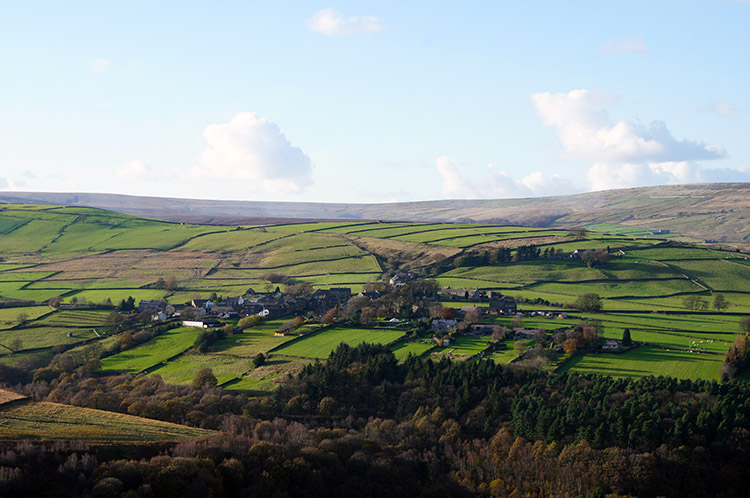 View to Holme from Ramsden Road