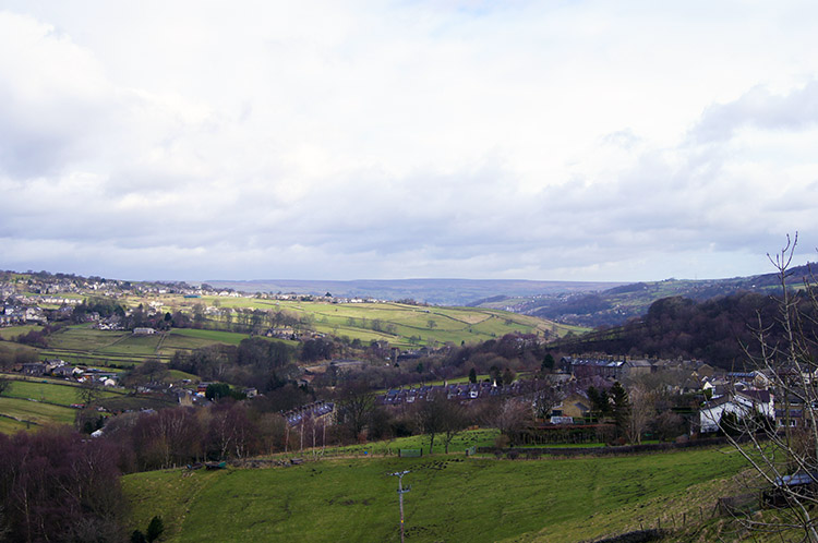 Walking from Haworth to Mytholmes